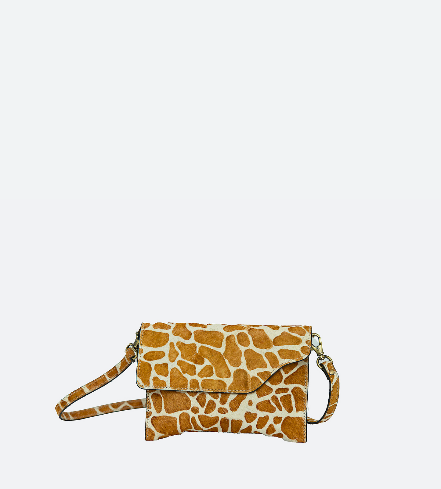 Fun and Flirty Faux Animal Crossbody Clutch - The Stella