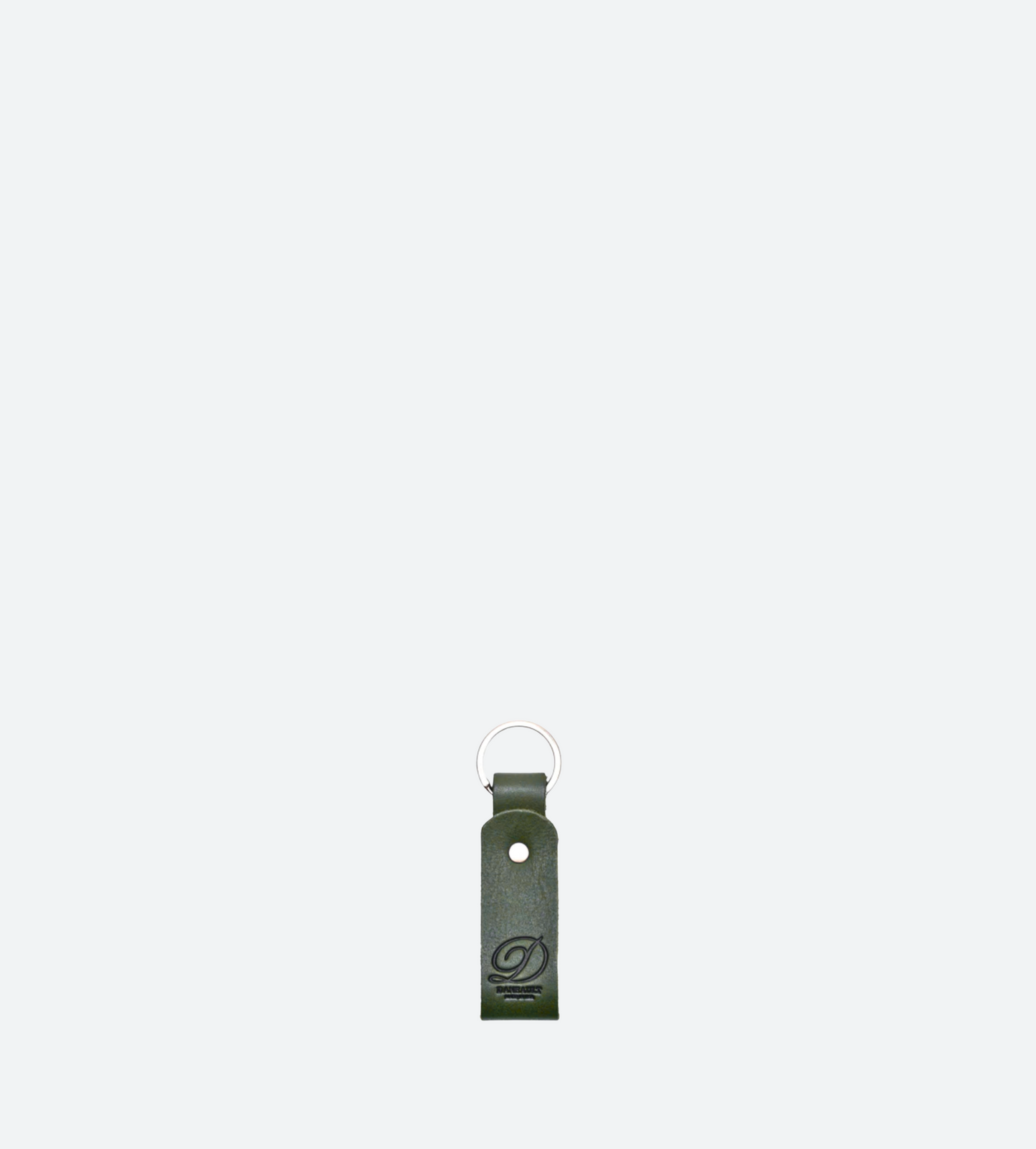 Leather Key Fob with Logo