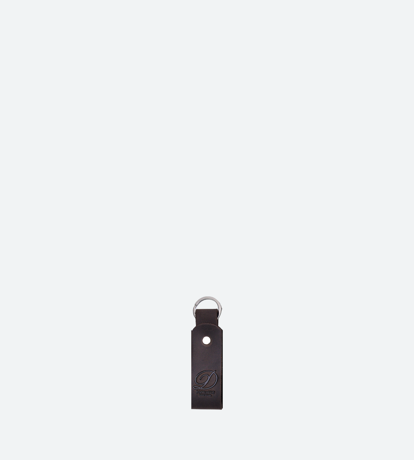 Leather Key Fob with Logo