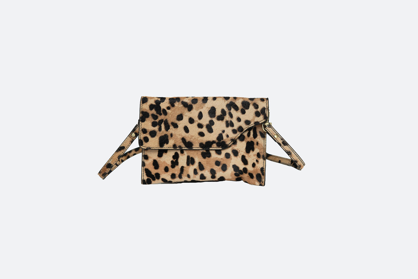 Fun and Flirty Faux Animal Crossbody Clutch - The Stella