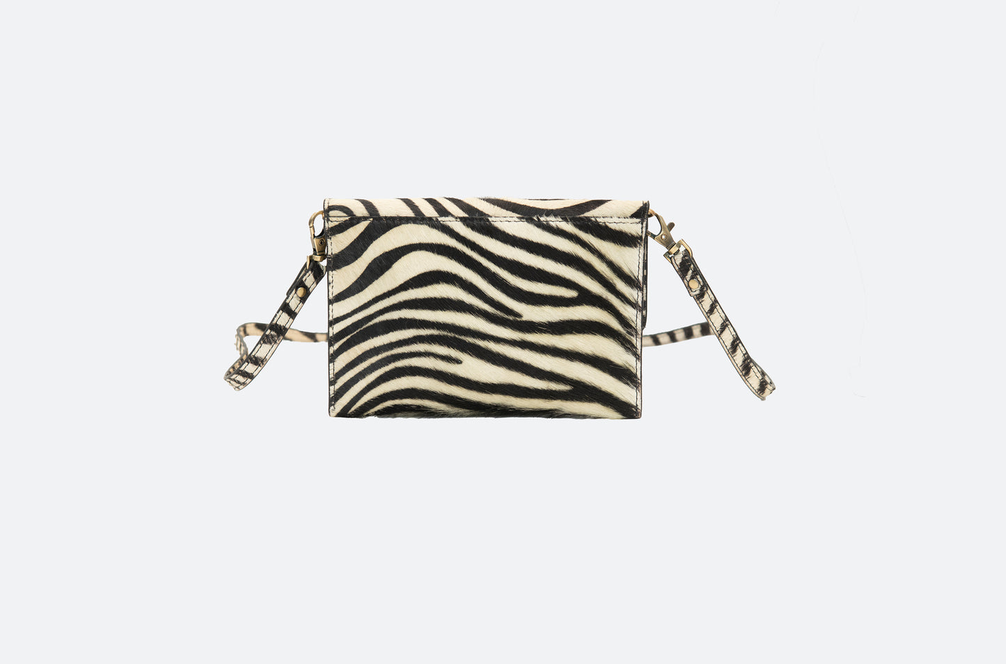 Fun and Flirty Faux Animal Crossbody Clutch - The Stella
