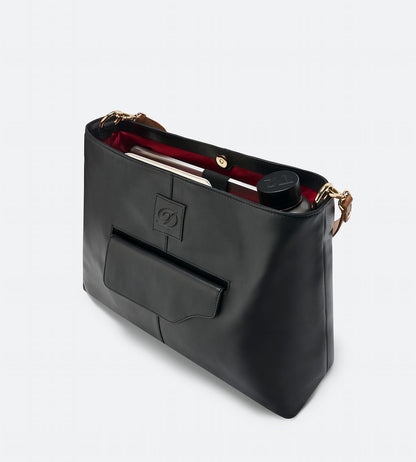 Leather Slouch Tote - The Nicole