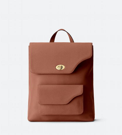 Large Backpack with Front Pocket - The Janette