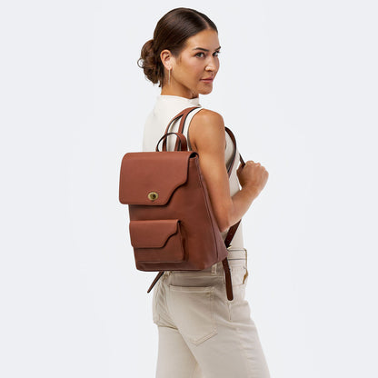 Large Backpack with Front Pocket - The Janette