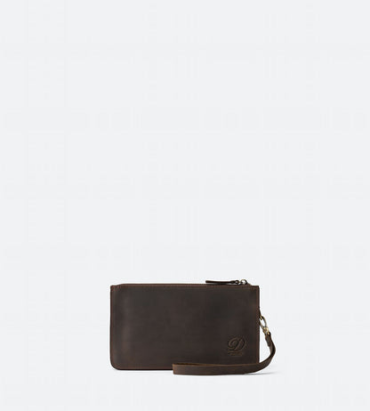 Crazy Horse Leather Metro Clutch