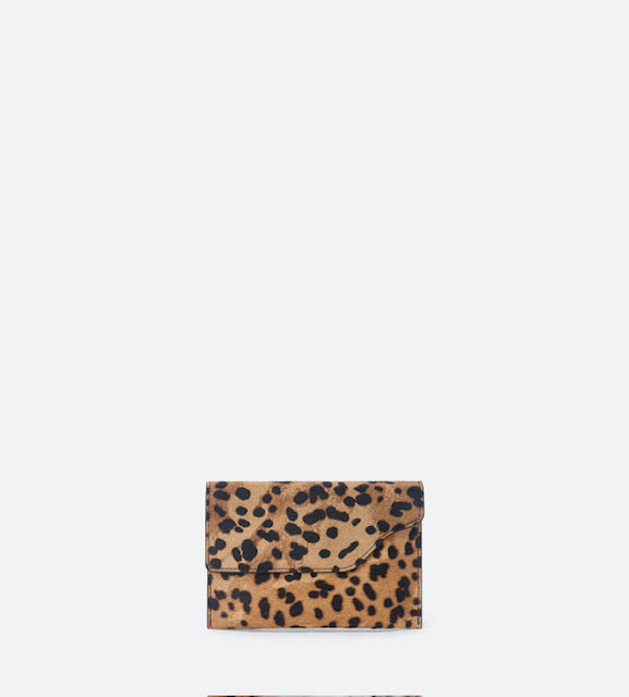 Fun and Flirty Faux Animal Crossbody Clutch - The Stella