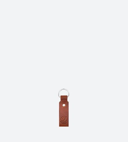 Leather Key Fob with Logo