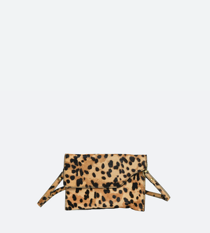 Fun and Flirty Faux Animal Crossbody Clutch - The Stella