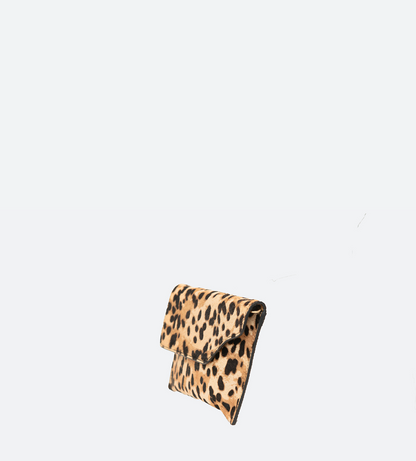 Fun and Flirty Faux Animal Crossbody Clutch - The Stella