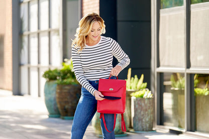 Large Backpack with Removable Clutch/Crossbody - The Cynthia