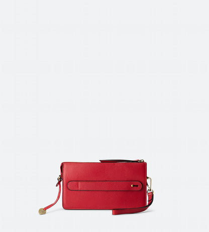 Pebbled Metro Clutch - The Lynne