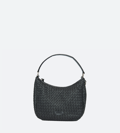 Suede Leather Hand Woven Hobo Purse - The Gloria
