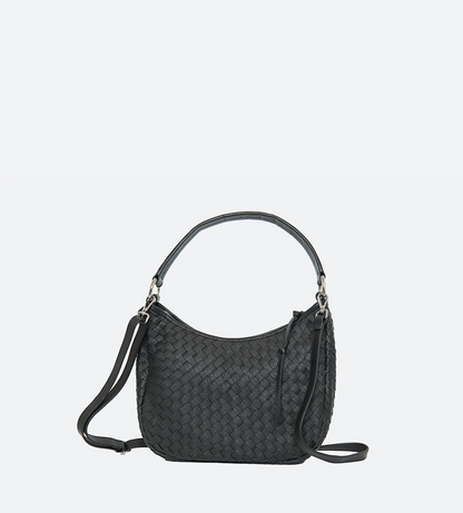 Suede Leather Hand Woven Hobo Purse - The Gloria