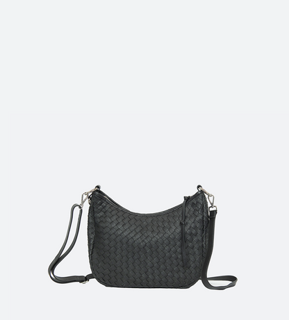 Suede Leather Hand Woven Hobo Purse - The Gloria