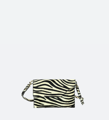 Fun and Flirty Faux Animal Crossbody Clutch - The Stella