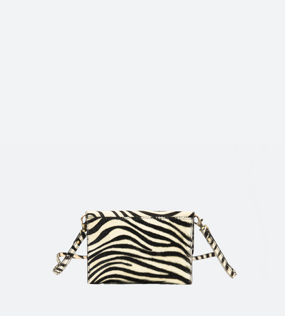 Fun and Flirty Faux Animal Crossbody Clutch - The Stella
